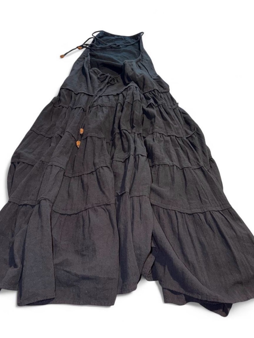 Free People Black Backless Halter Maxi Dress - Picture 6 of 6